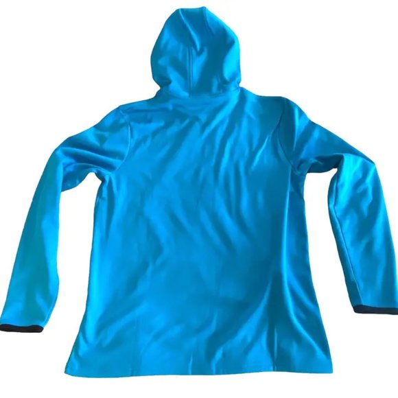 XERSION 2XL Quick Dri Dry Hawaiian Surf Blue Fleece Pullover Pocket Hoodie NWT - Picture 6 of 9